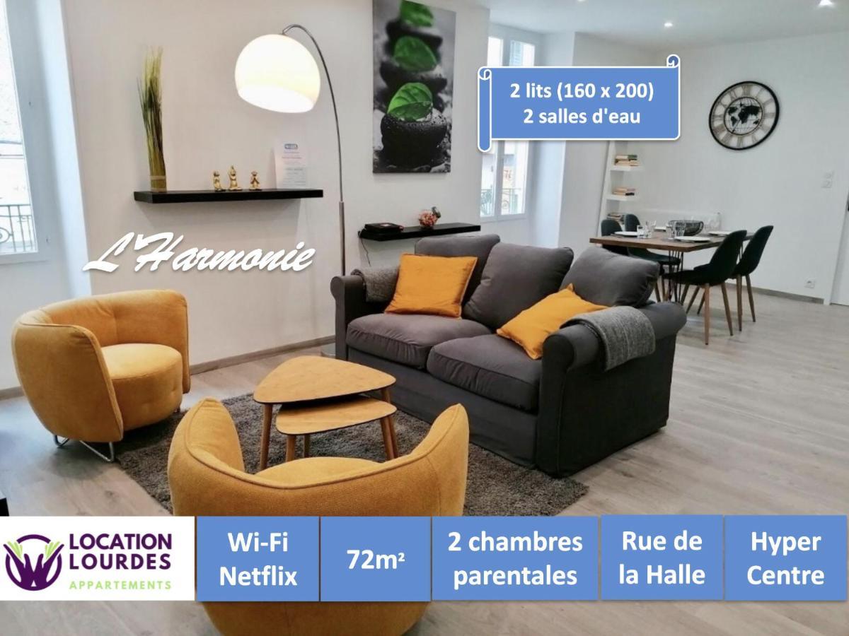 L'Harmonie 72M2 - 2 Chambres Parentales - Rue De La Halle - Hyper Centre Lourdes Dış mekan fotoğraf